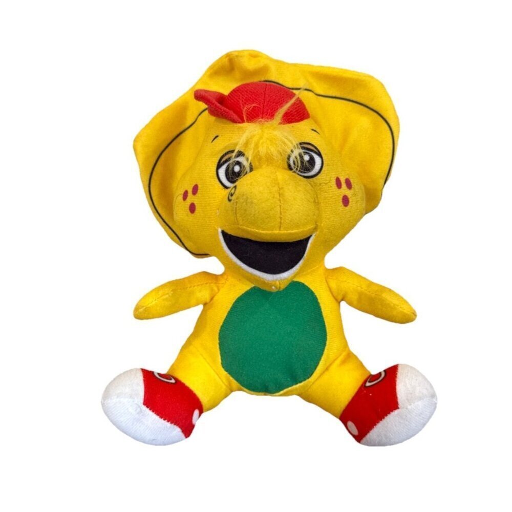 Barney & Friends BJ Yellow Dinosaur Stuffed Animal Plush Toy Factory 7"
